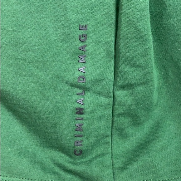 Criminal Damage Crewneck Sweater with Strip Detail - Picture 2 of 3